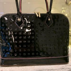 Italian Arcadia Patent Leather Handbag